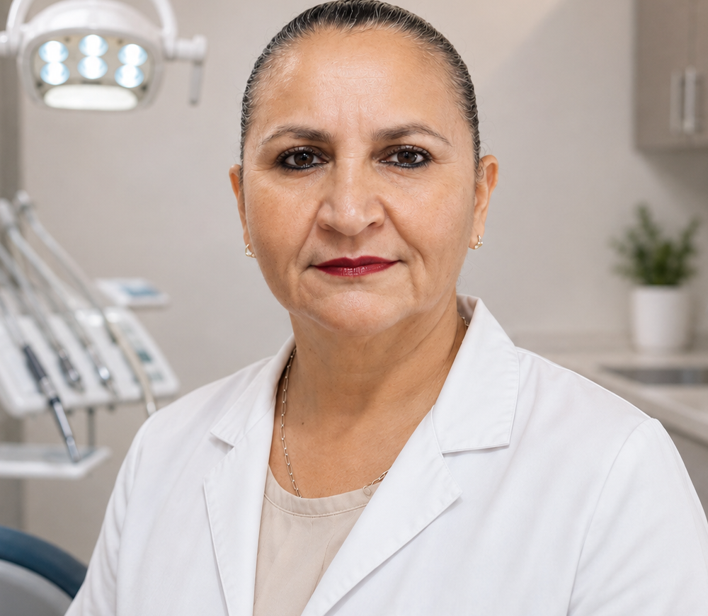 L.C.D. Blanca Esthela Isguerra López en consultorio dental